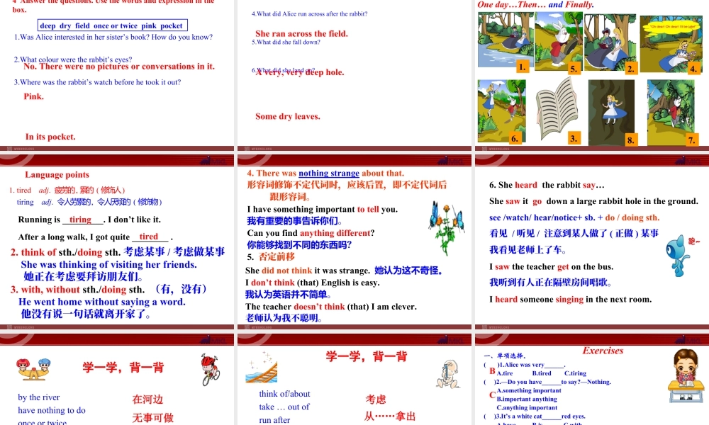 新外研版八年级英语上册配套课件：Module 7 A famous story Unit 2.ppt