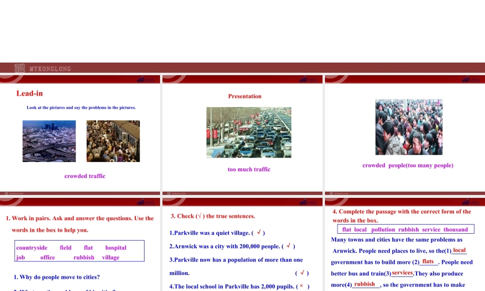新外研版八年级英语上册配套课件：Module 9 Population Unit 2.ppt