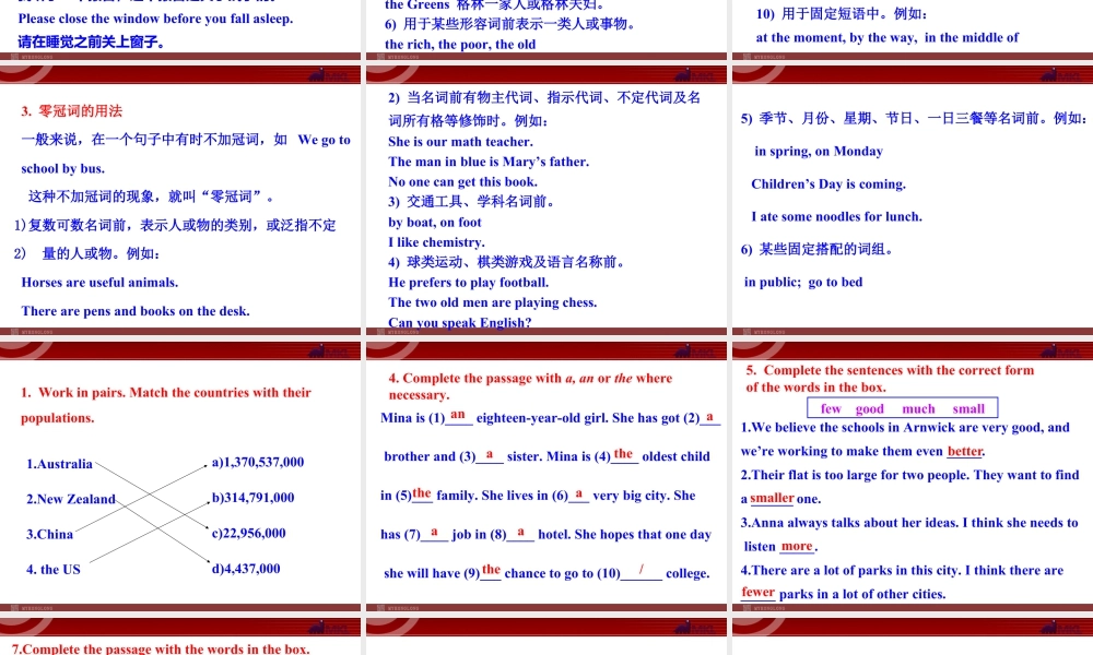 新外研版八年级英语上册配套课件：Module 9 Population Unit 3.ppt