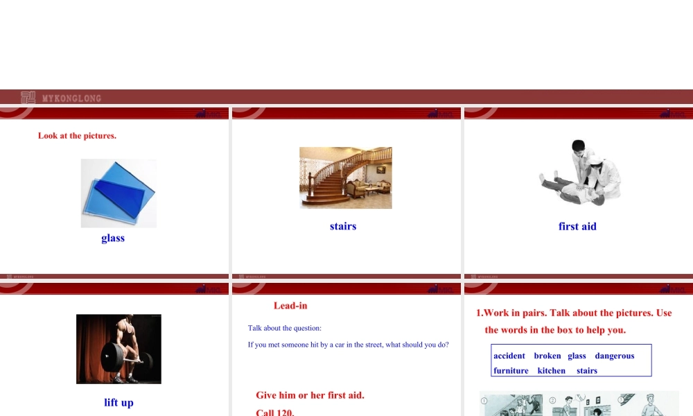 新外研版八年级英语上册配套课件：Module 12 Help Unit 1.ppt