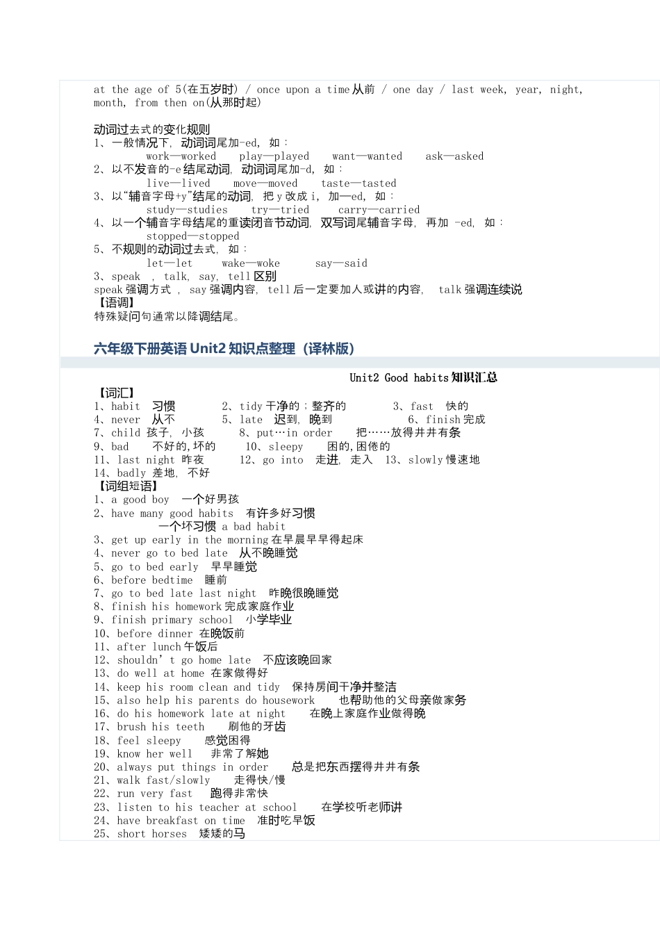 六下英语各单元知识点汇总译林版 20页.docx_第3页