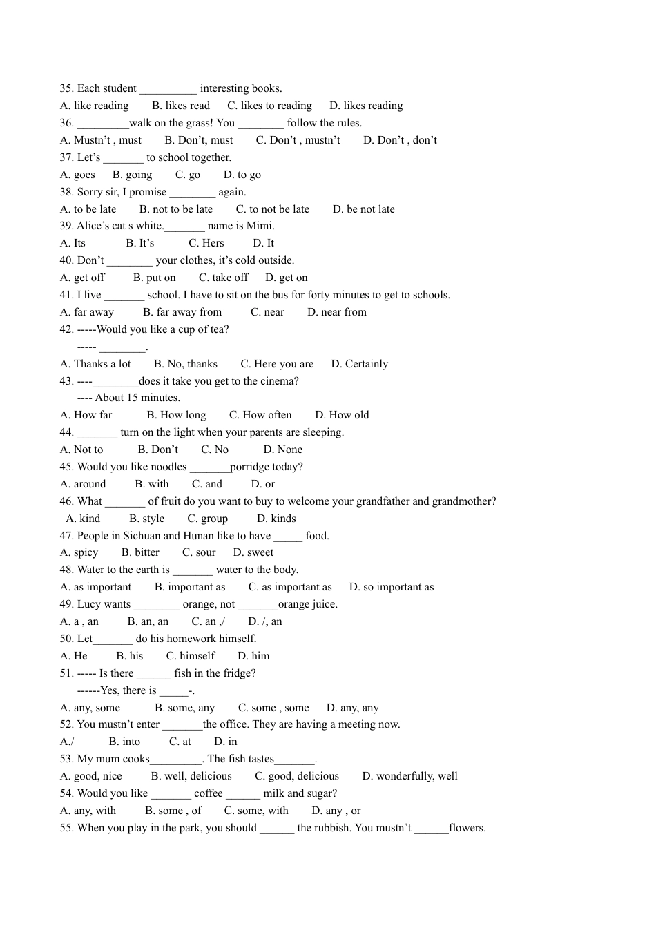 期末测试-牛津上海版一起点-6年级上册 (4).docx_第3页