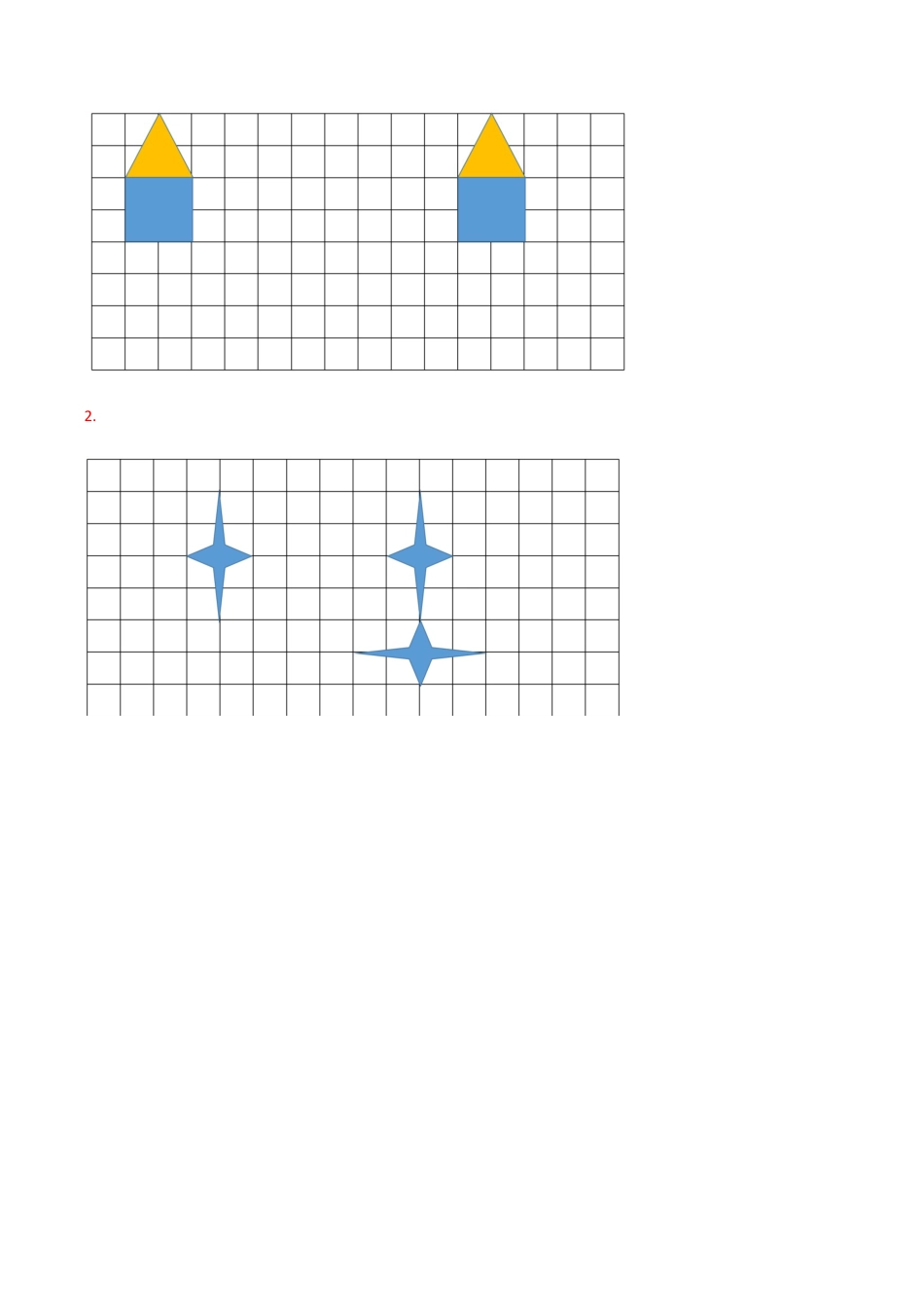 六年级数学下册第6单元（二）第4课时 图形的运动（同步练习）冀教版.docx_第3页