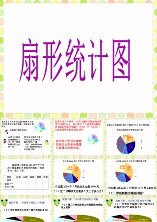 《扇形统计图》课件-浙教版小学数学六年级上册.ppt
