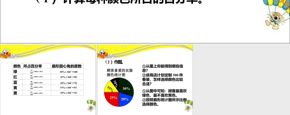 练一练1_扇形统计图（2）-浙教版小学数学六年级上册.ppt