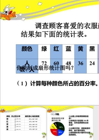 练一练1_扇形统计图（2）-浙教版小学数学六年级上册.ppt