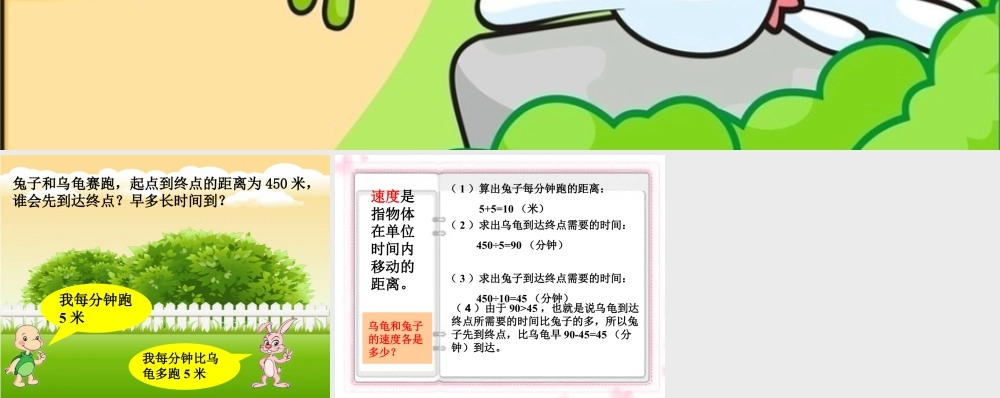 浙教版小学数学三年级下册-导入_速度、时间和路程.ppt