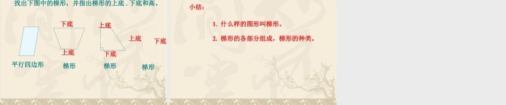 浙教版小学数学四年级下册-《梯形的边与角》课件1.ppt