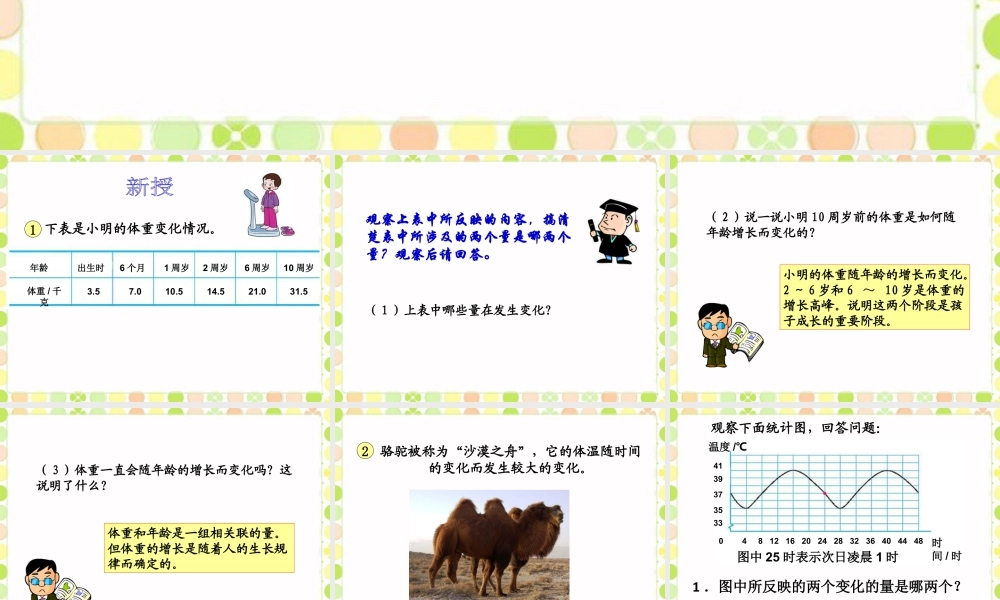 《身高和体重》课件-浙教版小学数学六年级上册.ppt