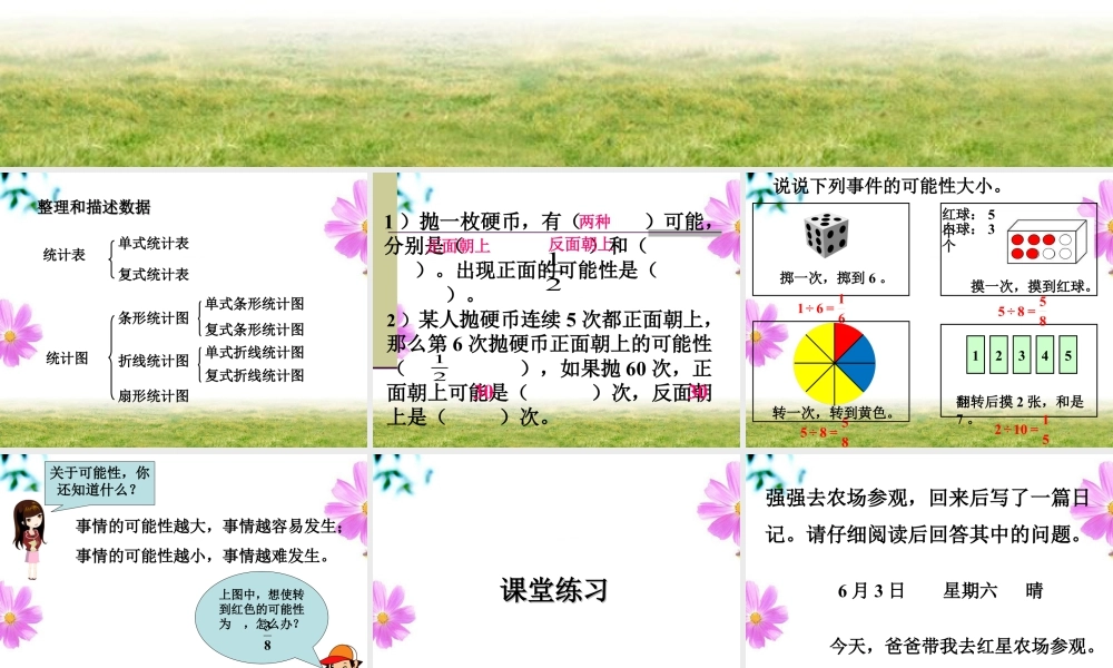 《统计与可能性》课件1-浙教版小学数学六年级下册.ppt