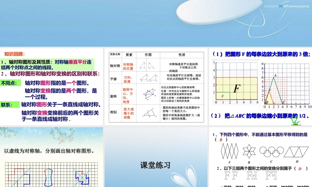 《图形的变换》课件2-浙教版小学数学六年级下册.ppt