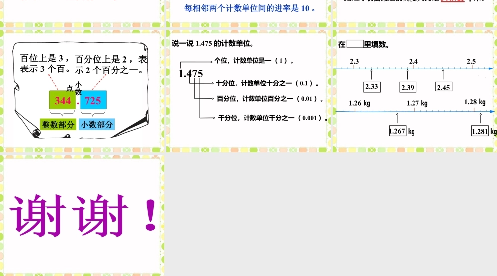 《小数的数位顺序》课件-浙教版小学数学五年级上册.ppt