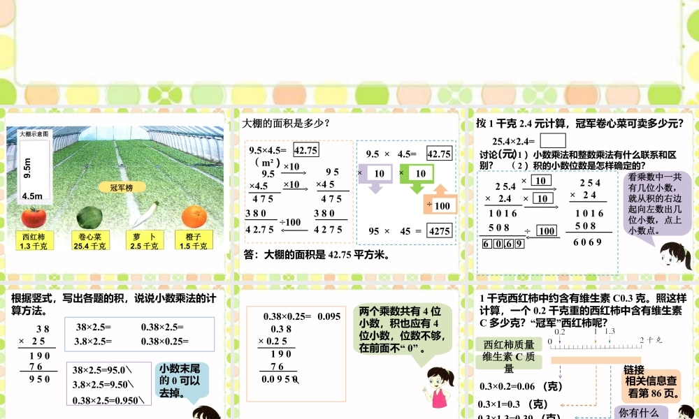 《小数与小数相乘》课件-浙教版小学数学五年级上册.ppt