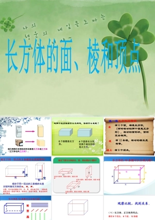 《长方体的面、棱和顶点》课件2-浙教版小学数学五年级下册.ppt