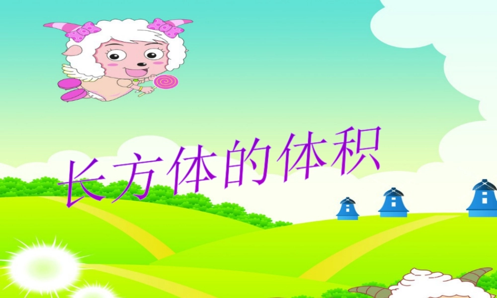 《长方体的体积》课件2-浙教版小学数学五年级下册.ppt