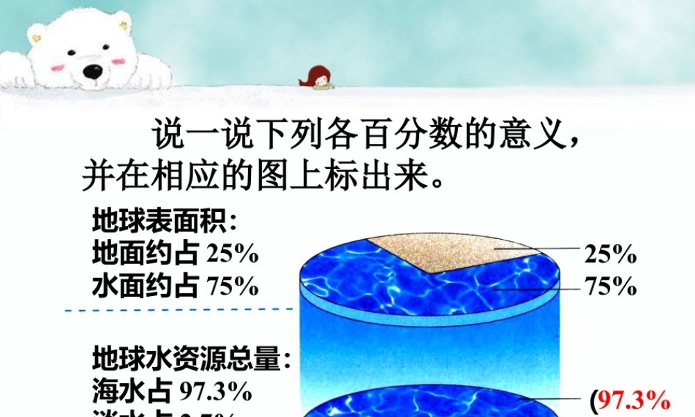 导入_地球水资源-浙教版小学数学六年级上册.ppt
