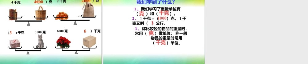 浙教版小学数学二年级下册-《认识克与千克》课件1.ppt