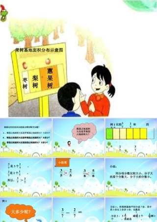 浙教版小学数学三年级下册-《分数的简单计算（二）》课件1(1).ppt