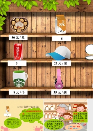 浙教版小学数学三年级下册-导入_单价、数量和总价.ppt