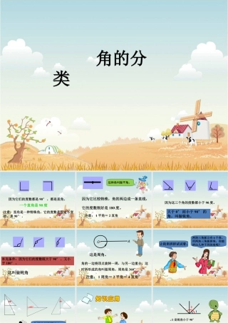 浙教版小学数学四年级下册-《角的分类》课件2.ppt