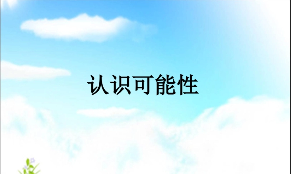 浙教版小学数学四年级下册-《认识可能性》课件1.ppt