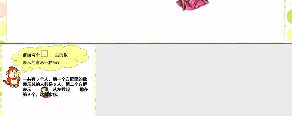 浙教版小学数学一年级上册-妈妈排第几_几和第几.ppt