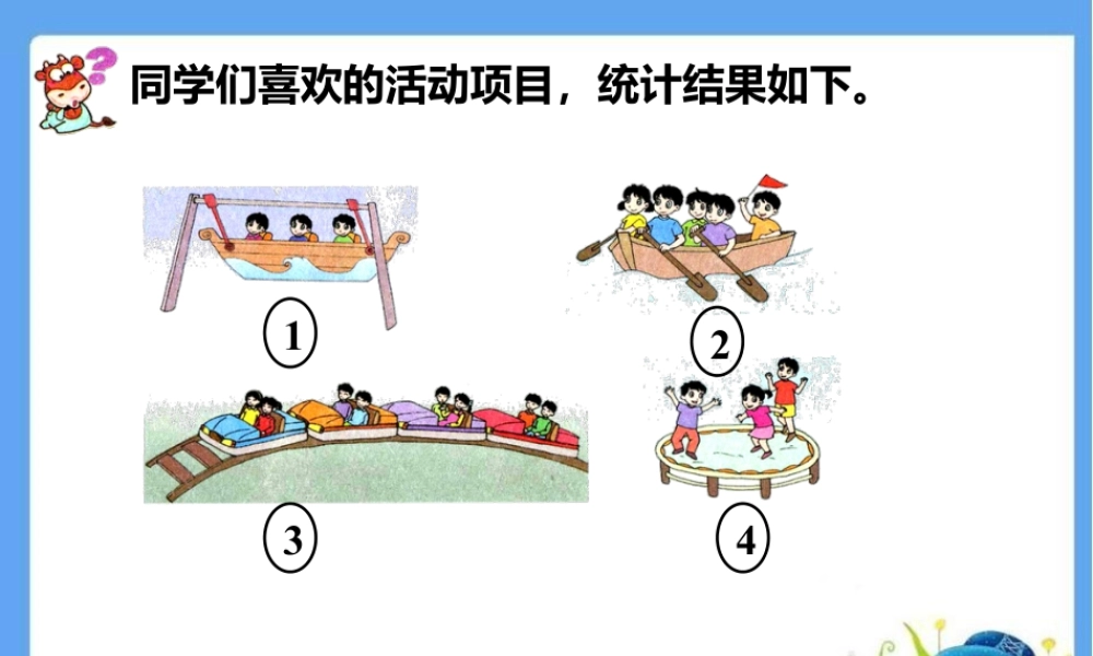浙教版小学数学一年级下册-同学们喜欢的活动_乘加.ppt