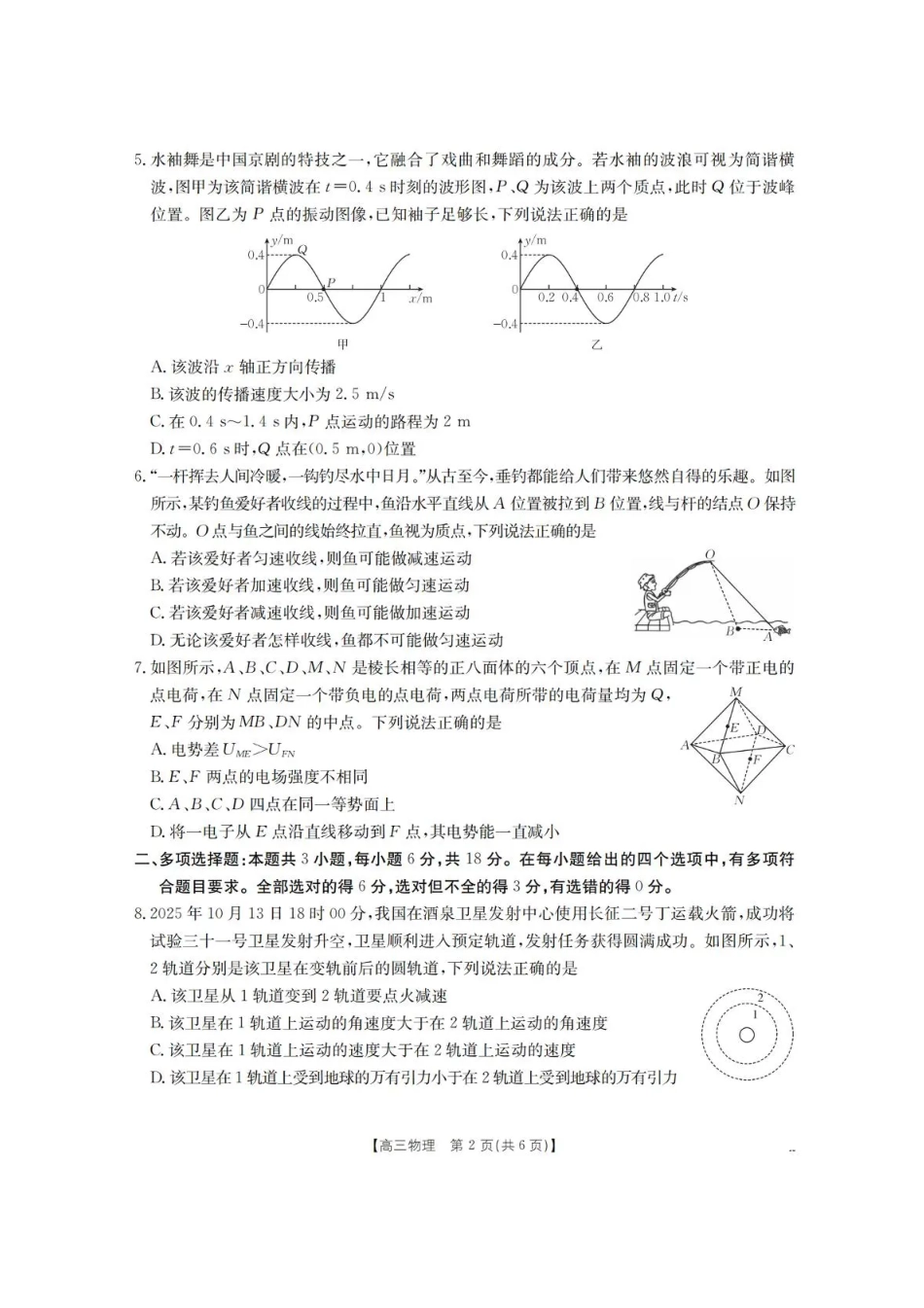 青海省金太阳2025-2026学年高三上学期11月月考物理试题（含答案）.pdf_第2页