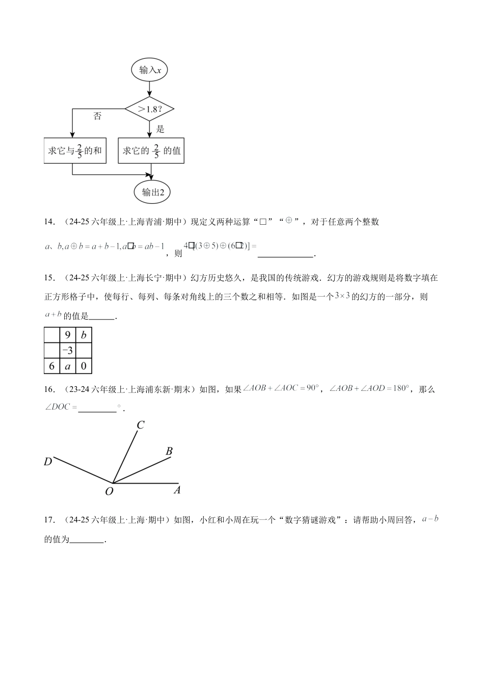 2026年期末押题重难点检测卷（培优卷）（考试范围：六上全部内容）（学生版）.docx_第3页