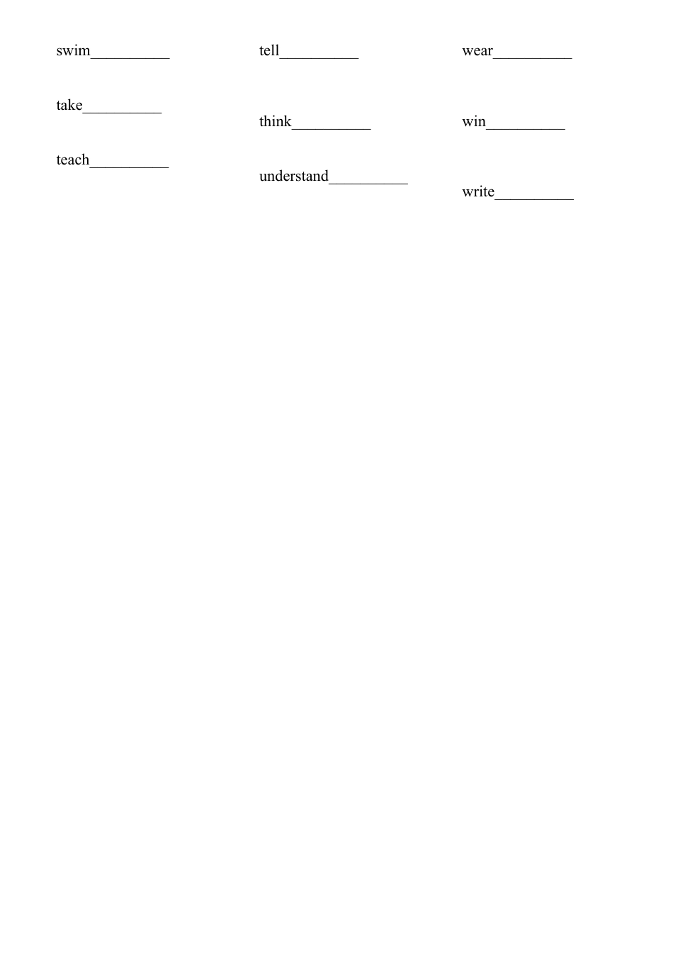 译林版六上动词过去式默写竞赛.docx_第2页