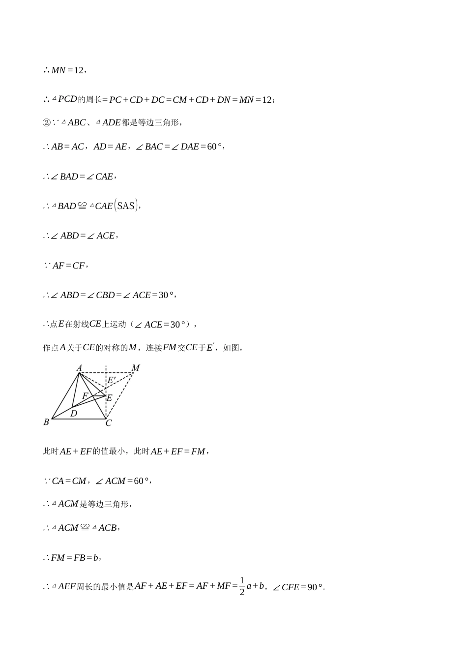 初中数学八年级上册2026年期末复习系列-专题2.1 轴对称的几何综合（压轴题专项讲练）（解析版）.docx_第3页
