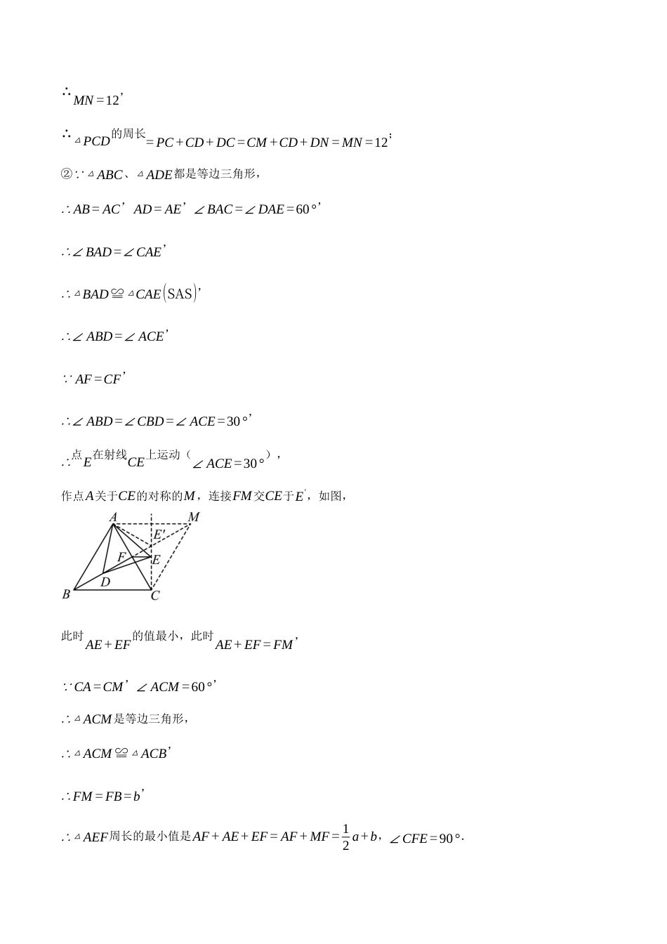 初中数学八年级上册2026年期末复习系列-专题2.1 轴对称的几何综合（压轴题专项讲练）（无答案）.docx_第3页