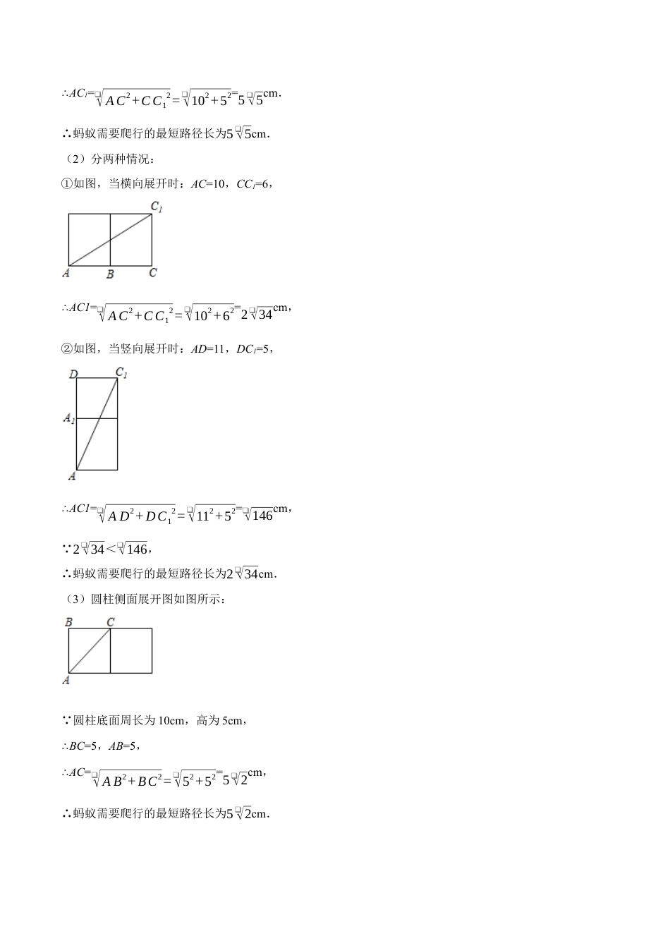 初中数学八年级上册2026年期末复习系列-专题2.4 勾股定理的应用（压轴题专项讲练）（无答案）.docx_第2页