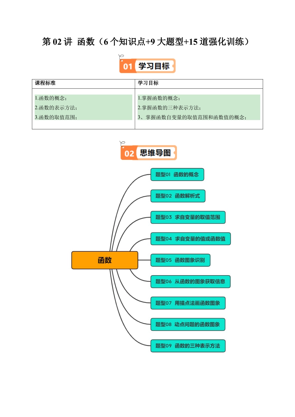 浙教版数学2026年八年级上册-第02讲 函数（6个知识点+9大题型+15道强化训练）（解析版）.docx_第1页