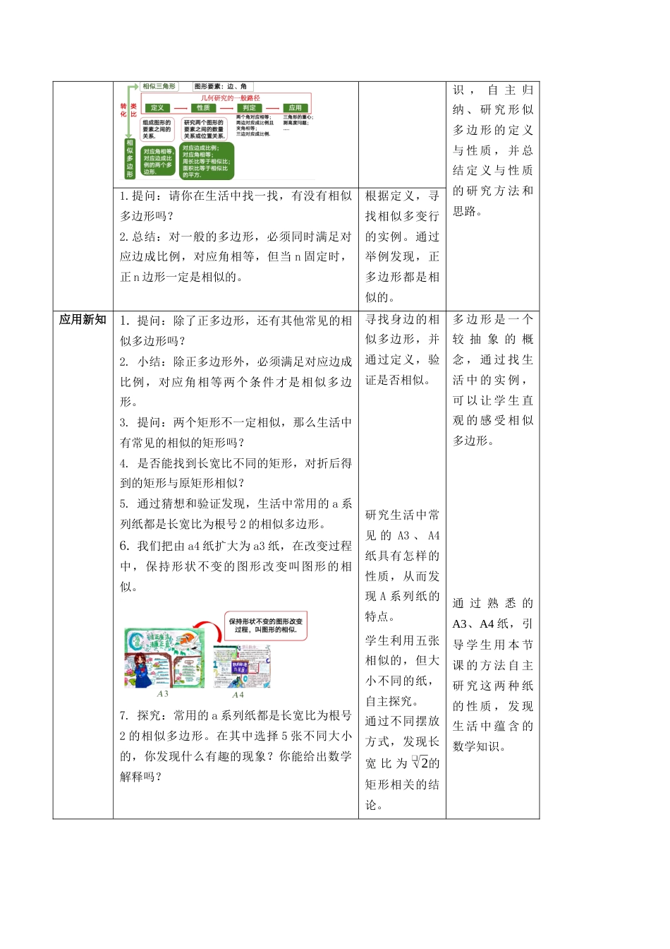 4.6 相似多边形 教学设计-浙教版九年级数学上册.docx_第2页