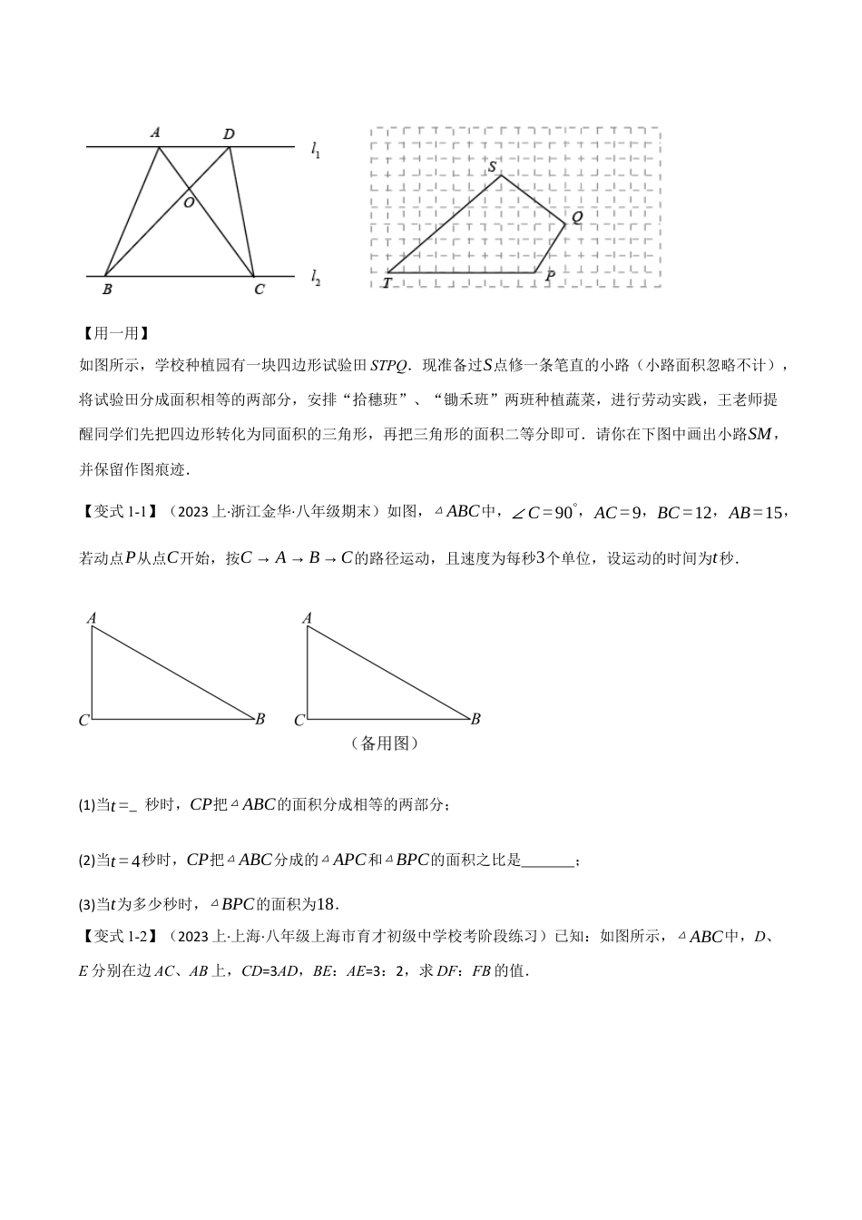初中数学八年级上册2026年期末复习系列-专题6.4 期末复习之解答压轴题十八大题型总结（无答案）.docx_第2页