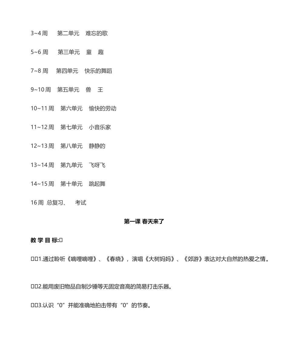 人音版二年级音乐下册教案(全册).docx_第2页