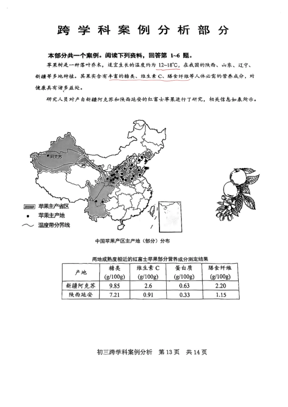 2026年上海市松江区初三一模综合试卷（跨学科部分-含解析）.pdf_第3页