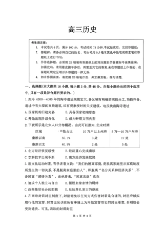 历史试卷-安徽省皖豫联考2025-2026学年高三11月期中联考.pdf