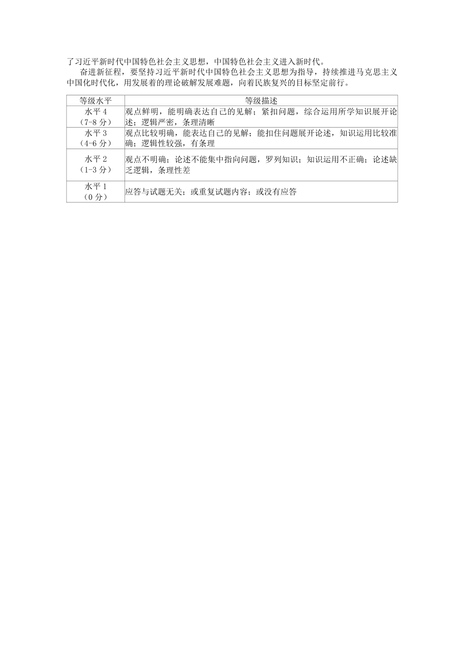 政治答案-山东省临沂市（北京时代凤凰研究院）2026届高三年级教学质量检测考试（上学期期中）.pdf_第2页