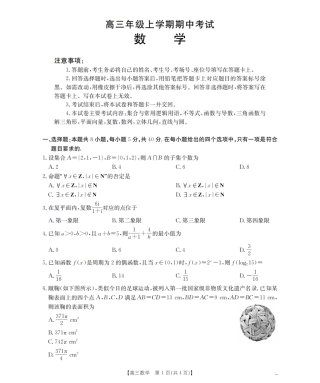河北省2026届高三年级上学期期中考试（26-111C）数学.pdf