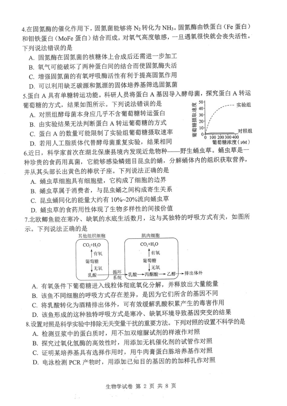 湖北省腾云联盟2026届高三10月联考生物_腾云10月联考生物试卷.pdf_第2页