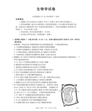 辽宁省2026届高三上学期12月联考（26-162C）生物.pdf