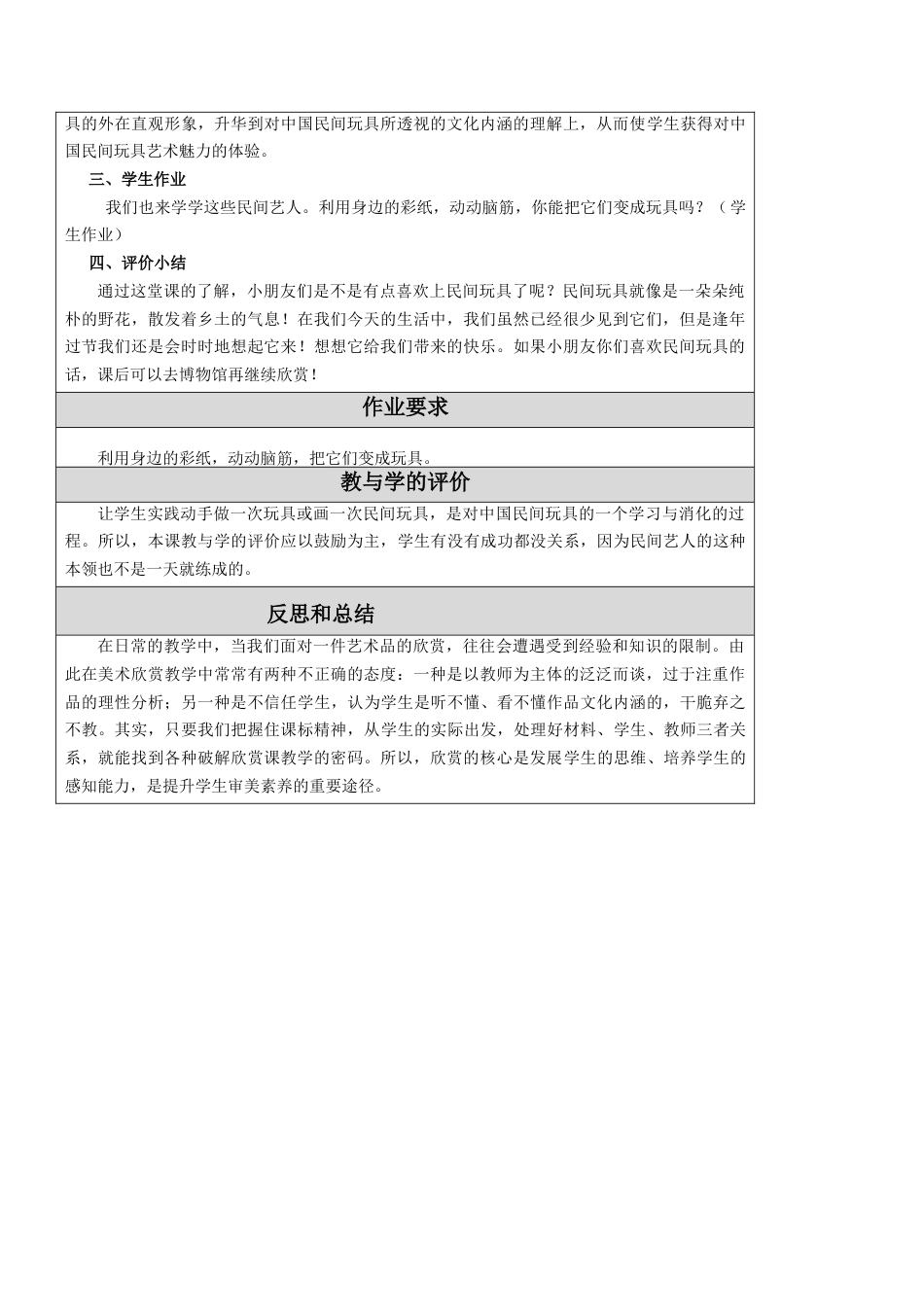 第17课 中国民间玩具 教学设计 -一年级下册小学美术同步备课资源包（苏少版）.docx_第3页
