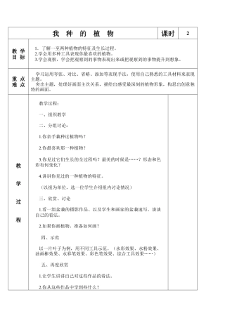 【25页精品】苏少版美术六上第十一册全册教案设计（表格）.doc