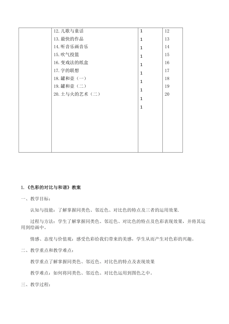 【31页精品】苏少版四下美术教案(最新).doc_第3页