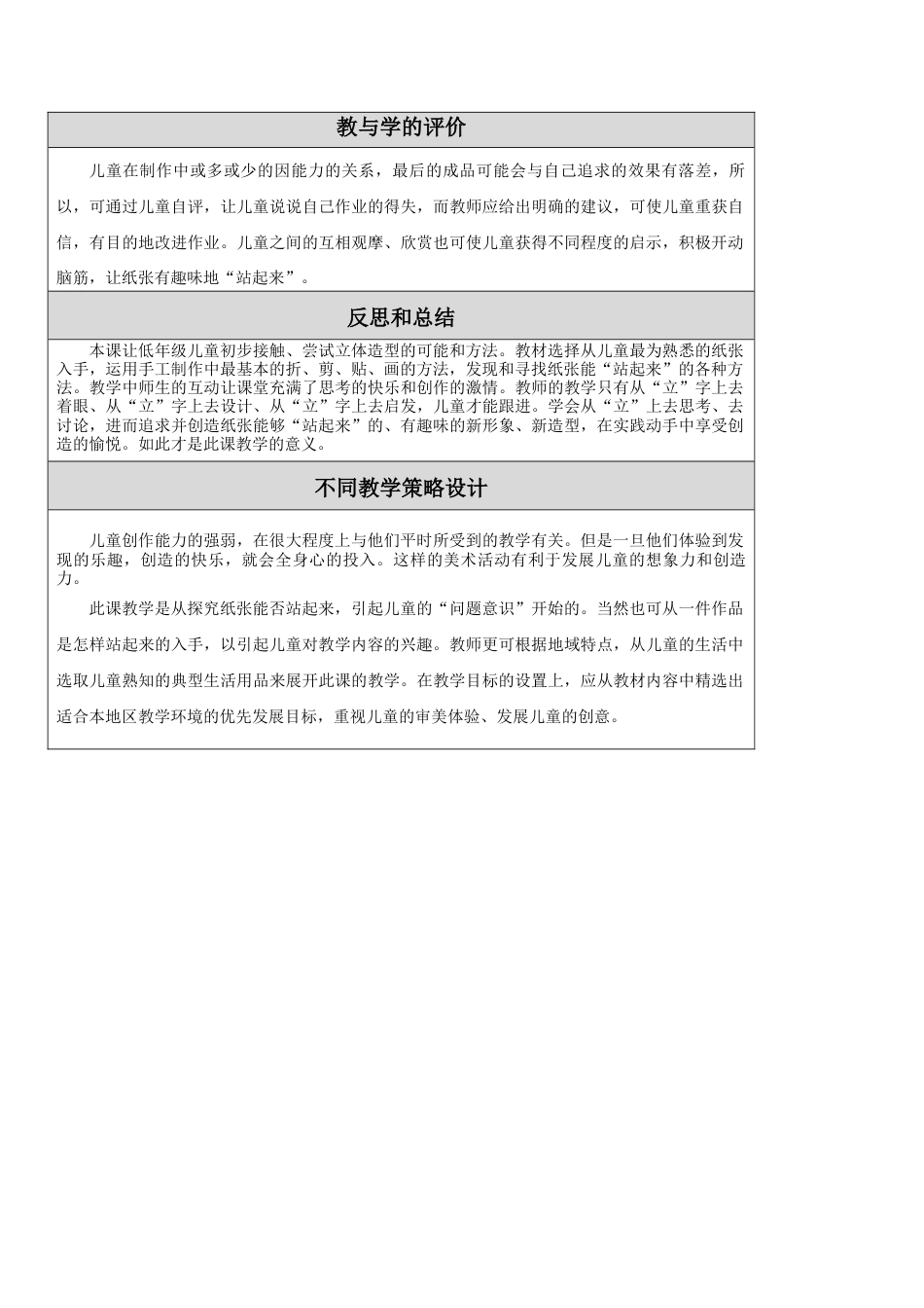 苏教小学美术一上《15站起来站起来》word教案 (1).doc_第3页