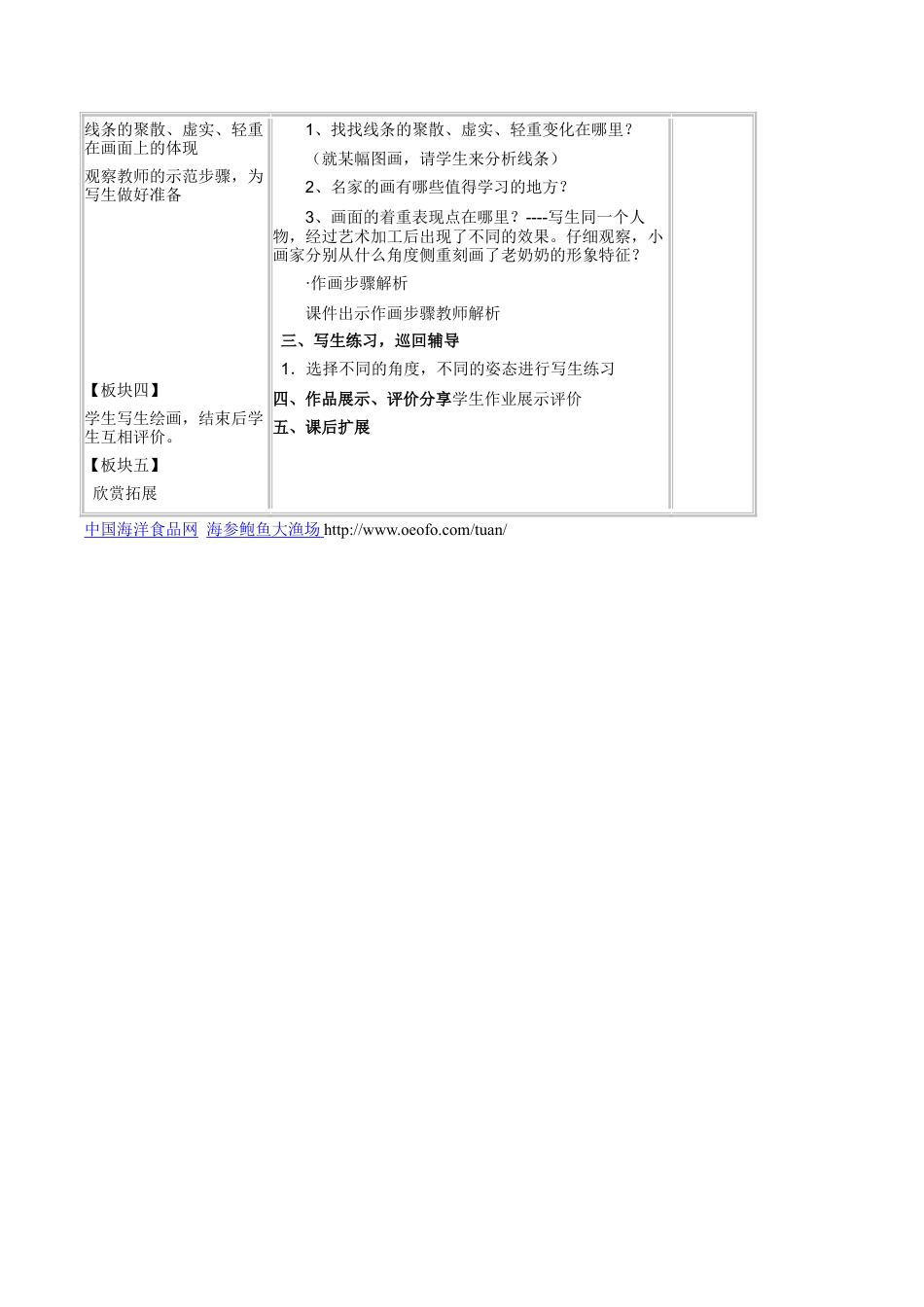 苏教小学美术六上《第8课画人物》word教案.doc_第2页