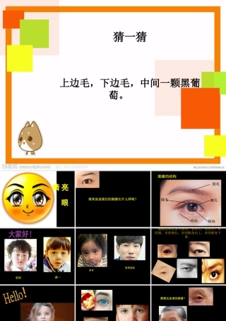 二年级上册美术课件－9.亮眼睛 ｜苏少版 (共33张PPT).ppt