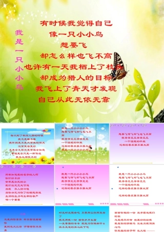 苏教小学美术四下《第7课我是一只小小鸟》PPT课件.ppt